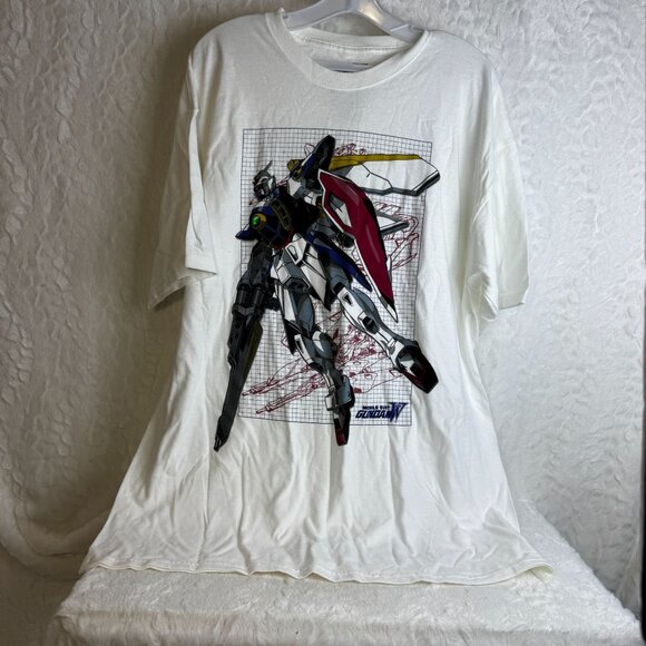 Loot Crate Other - Mobile Suit Gundam Wing T-Shirt XL Lootwear Exclusive White new